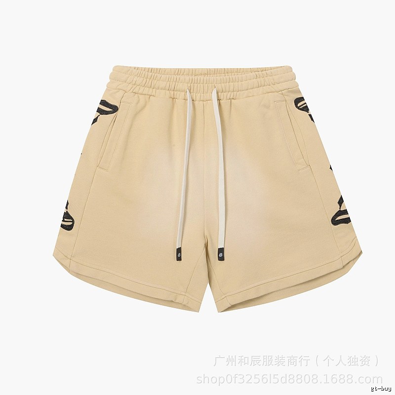 Godspeed Print Street Style Khaki Shorts