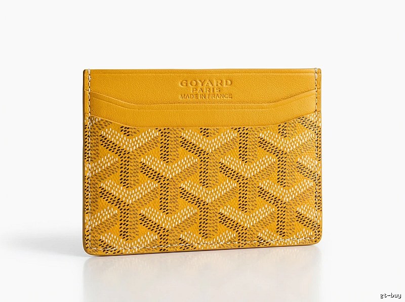 GOYARD Classic Yellow Card Holder