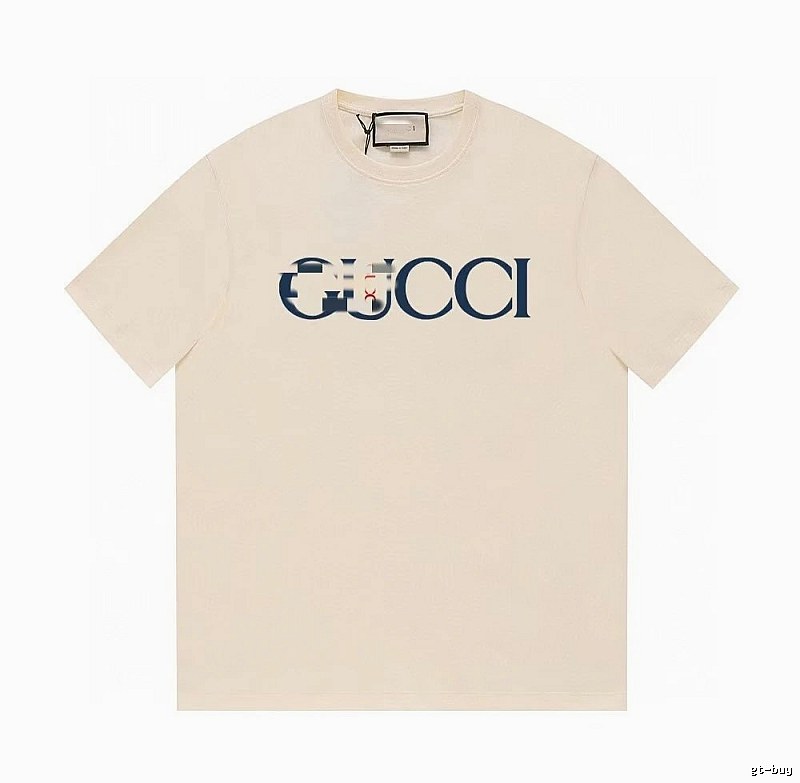 Gucci Classic Printed Casual Style Off-white Short Sleeve T-Shirt