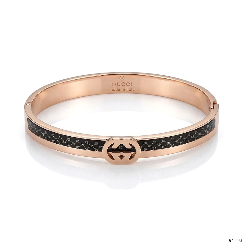 Gucci Double G Vintage Rose Gold Bracelet