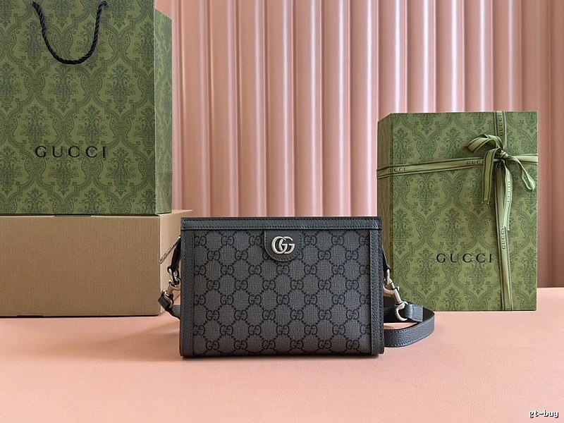 Gucci GG Supreme shoulder bag Gray Monogram Canvas