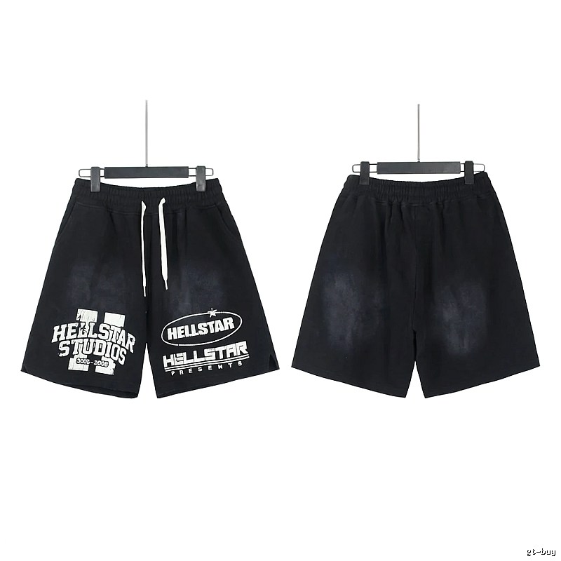 HELLSTAR American-style black shorts