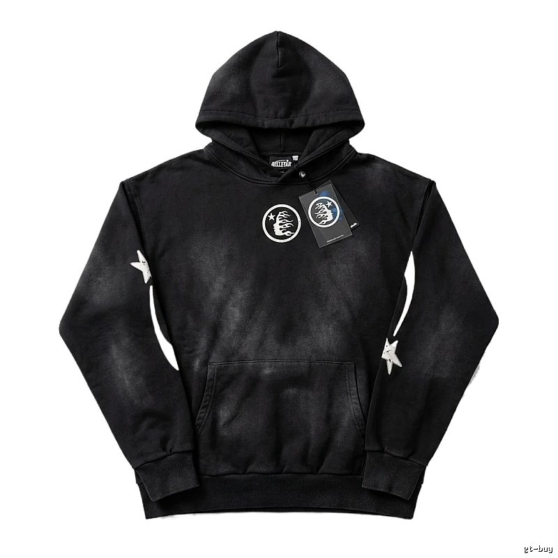 Hellstar dark style black hoodie