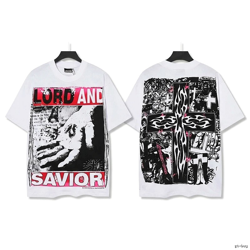 Hellstar religious style white T-shirt