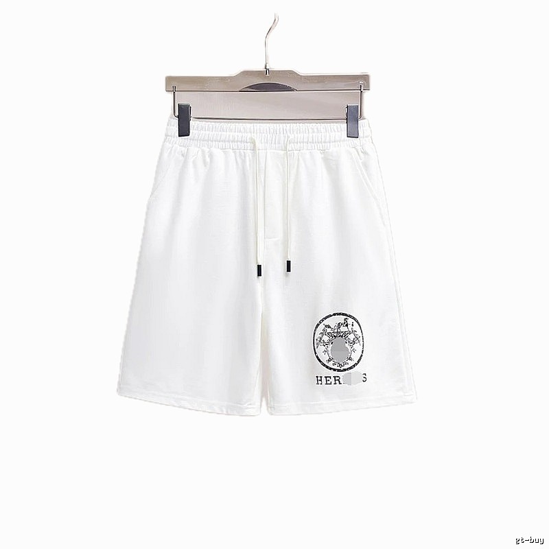 Hermès Printed Casual Style White Shorts