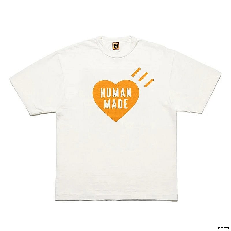 Human Made Compact Heart logo T-shirt Black Green Human for Smart Casual Looks