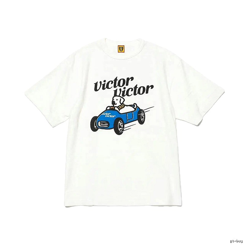 HUMAN MADE Racing Puppy Vintage White T-Shirt