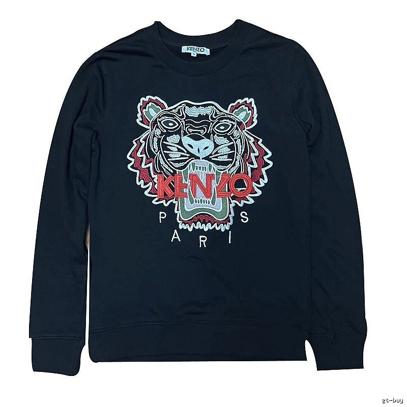 Kenzo Style Kc55 Tiger SweatShirt Casual Layering Graphic