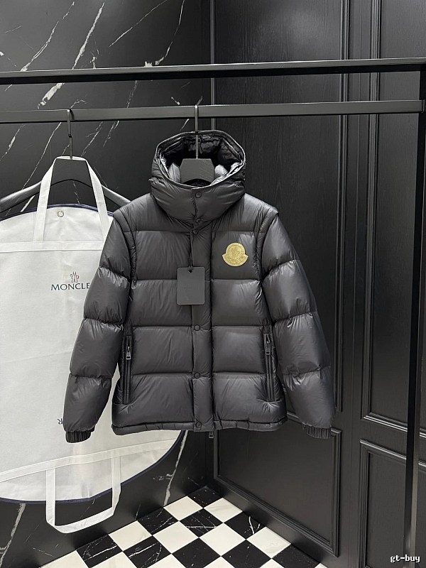 Kids Puffer Jacket in Gray by Moncler