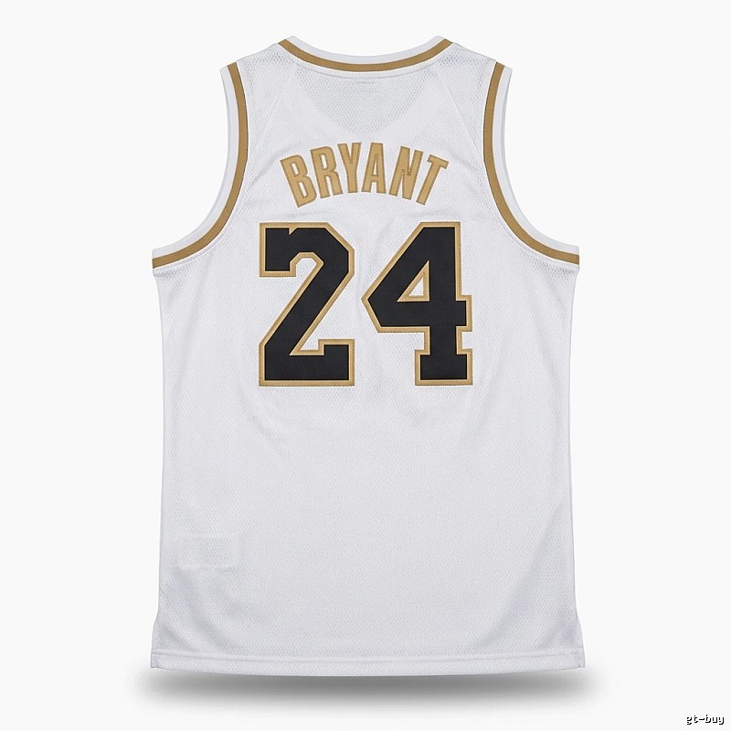 Kobe No. 24 retro-style white jersey