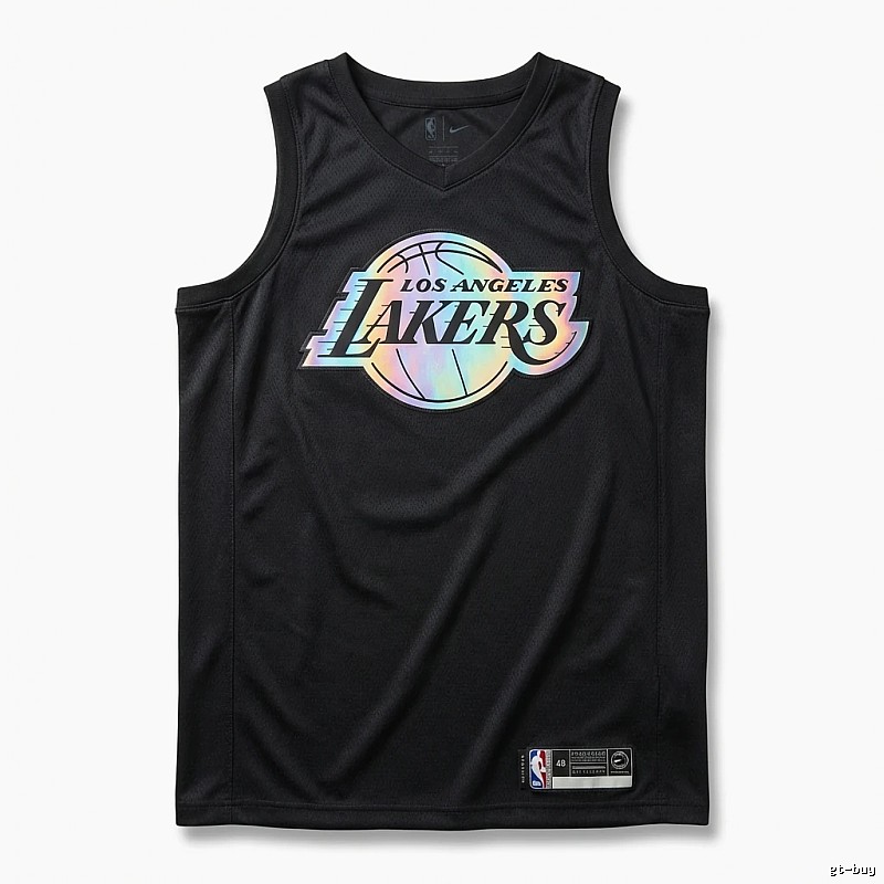 LBJ Lakers black trendy brand vest