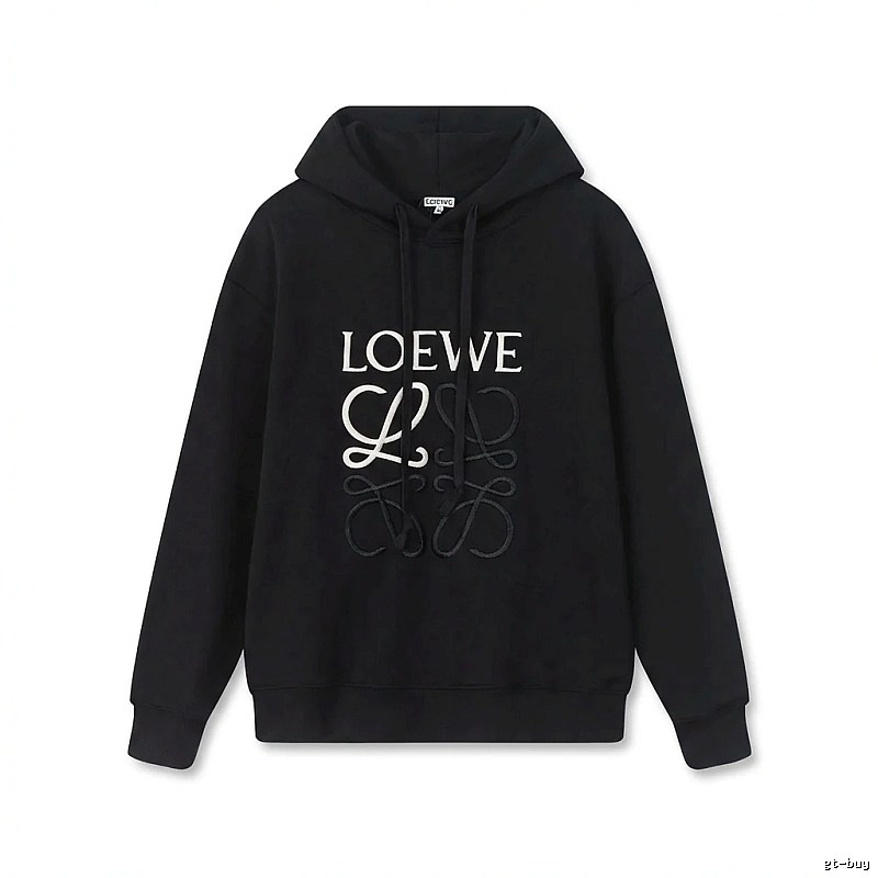 LOEWE letter embroidery style hoodie