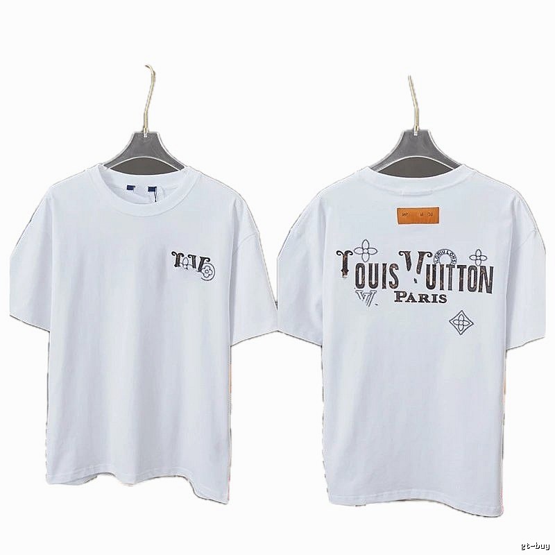 Louis Vuitton Monogram Vintage Style White T-Shirt