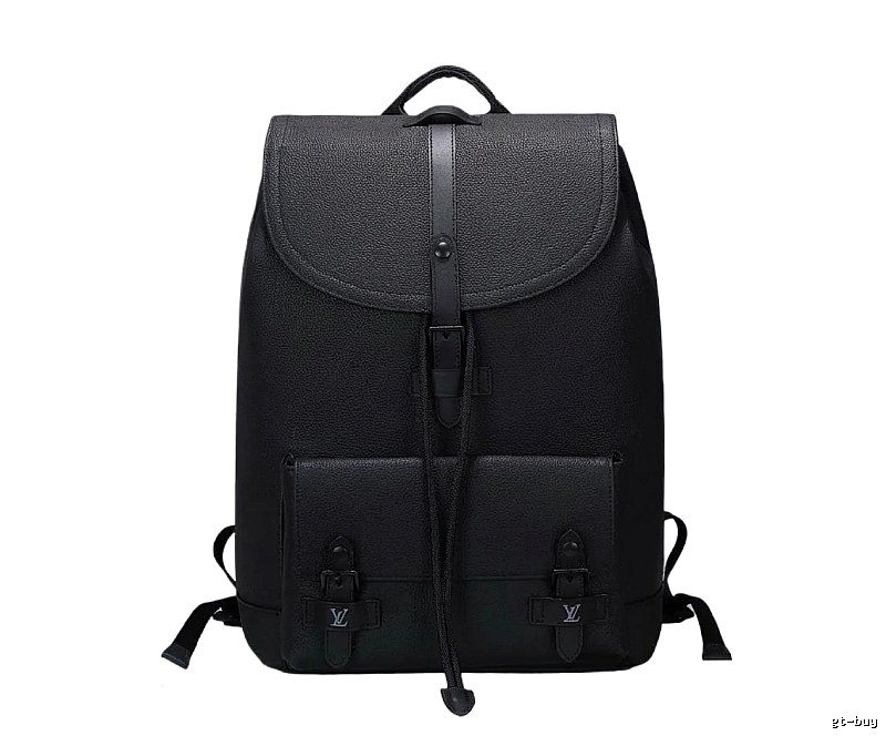 LV classic black backpack