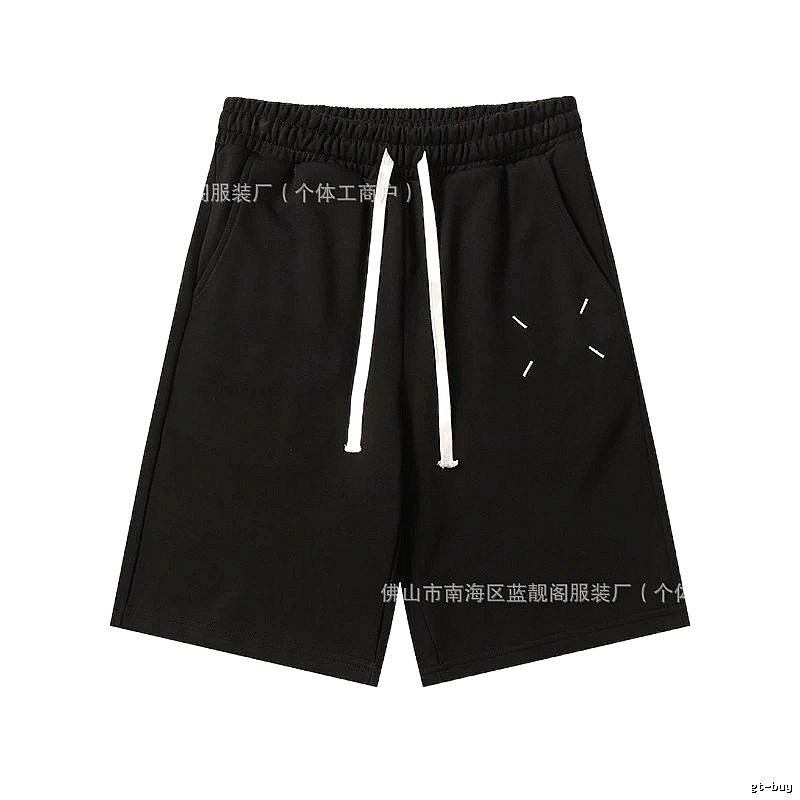 Maison Margiela minimalist style black shorts