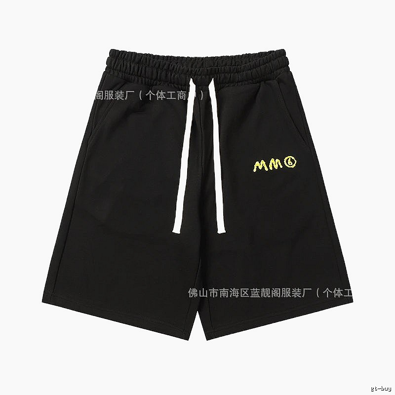 Maison Margiela minimalist style black shorts