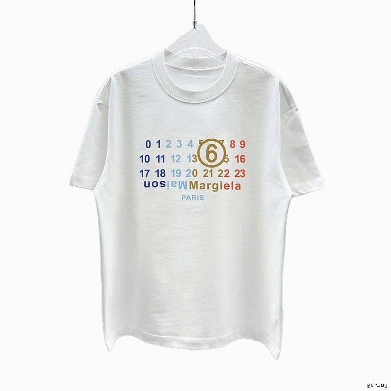 Maison Margiela MM6 Casual Style White T-Shirt