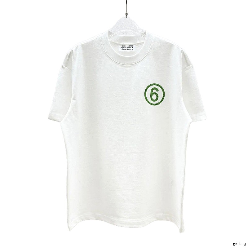 Maison Margiela MM6 Minimalist Style White T-Shirt