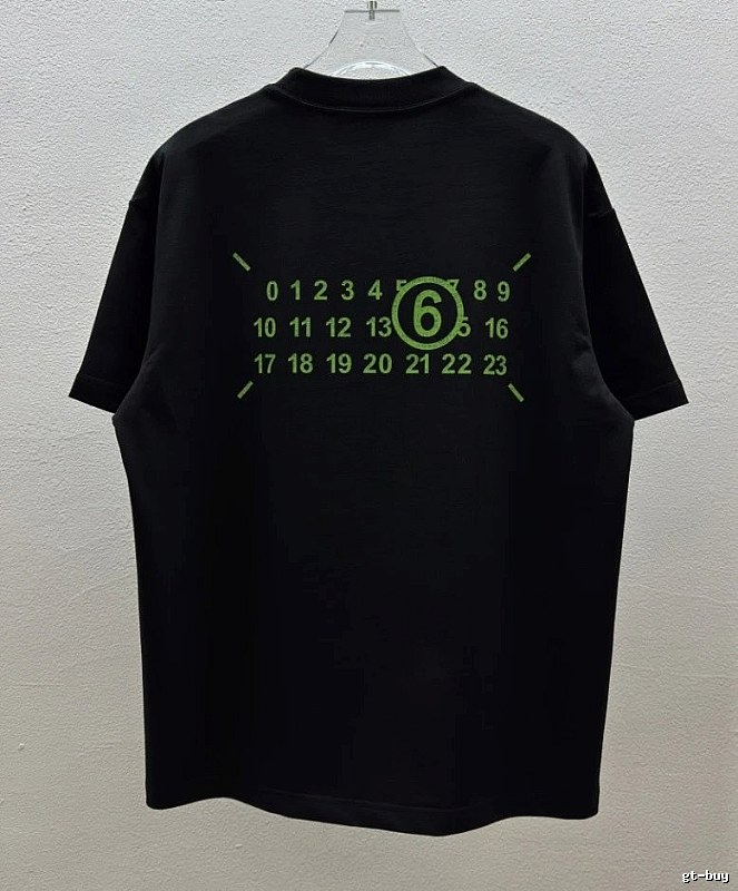 Maison Margiela MM6 Street Style Black T-Shirt