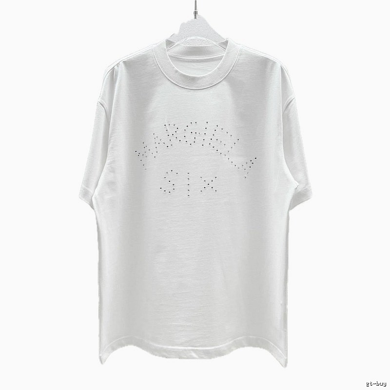 Maison Margiela MM6 Streetwear Style White Short-sleeve T-shirt