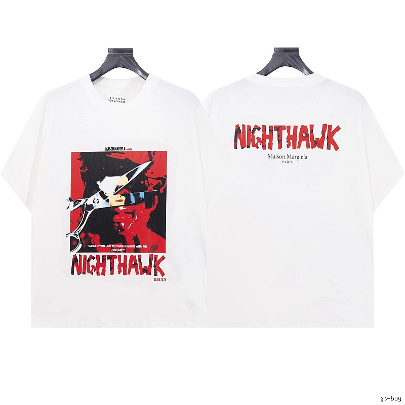Maison Margiela Nighthawk Street Style White T-Shirt