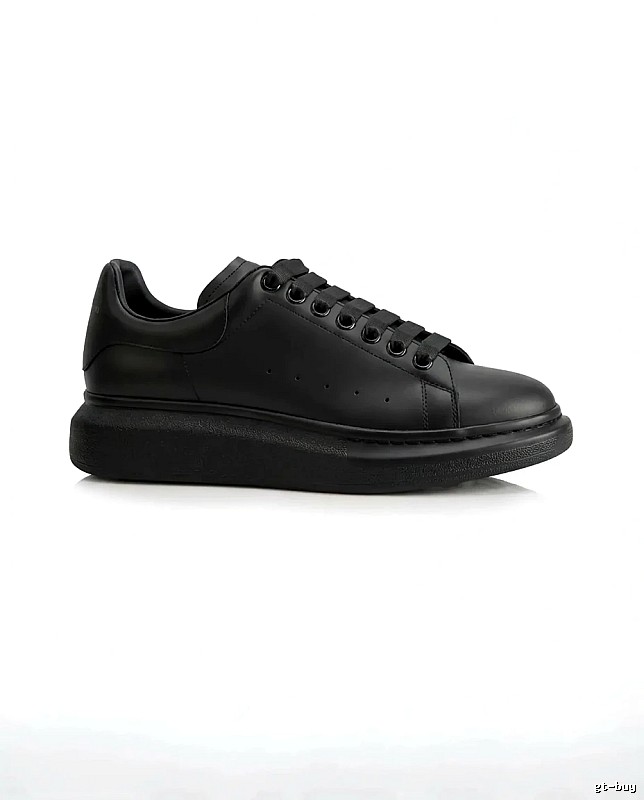 McQueen Thick-soled Casual Style Black Shoes