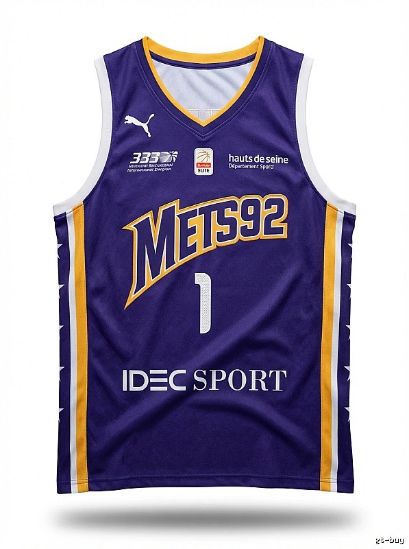 METS92 trendy sporty blue jersey