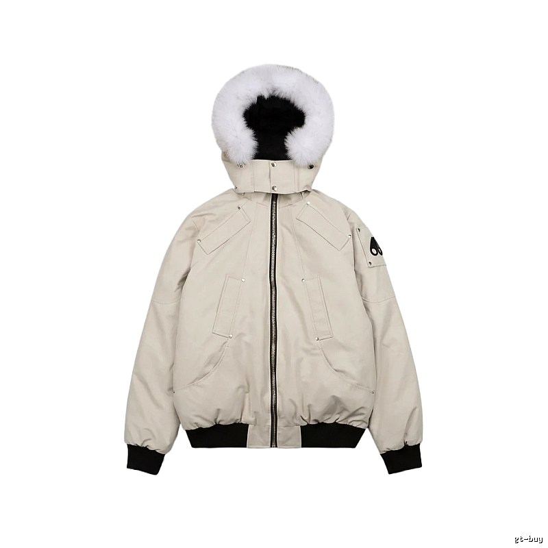 Michael Kors parka down jacket in off-white