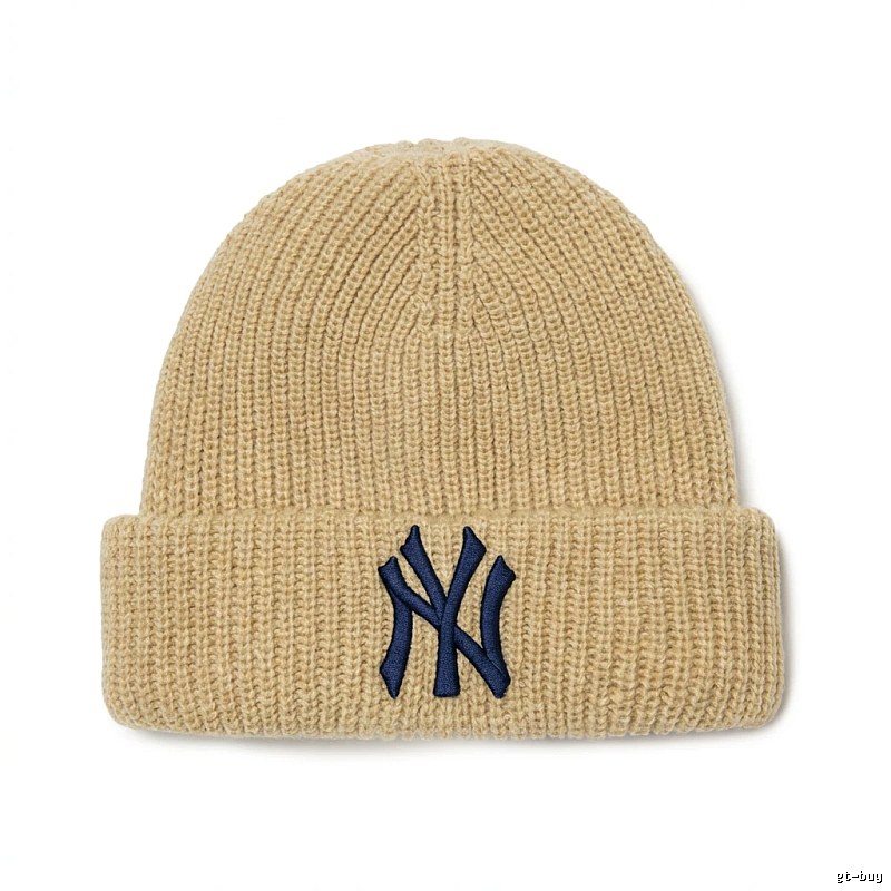 MLB classic beige knitted hat