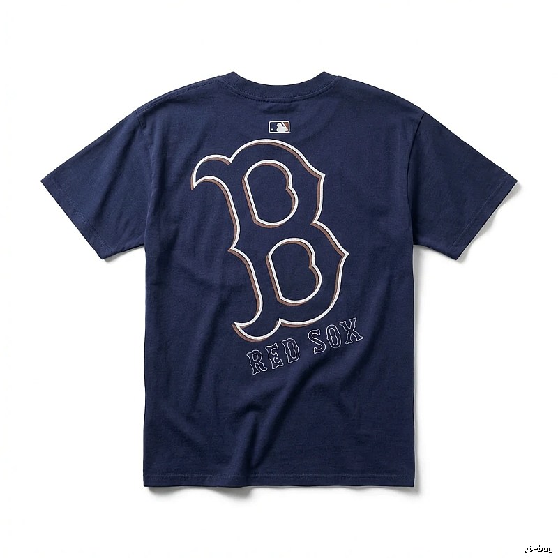 MLB Red Sox Dark Blue T-shirt