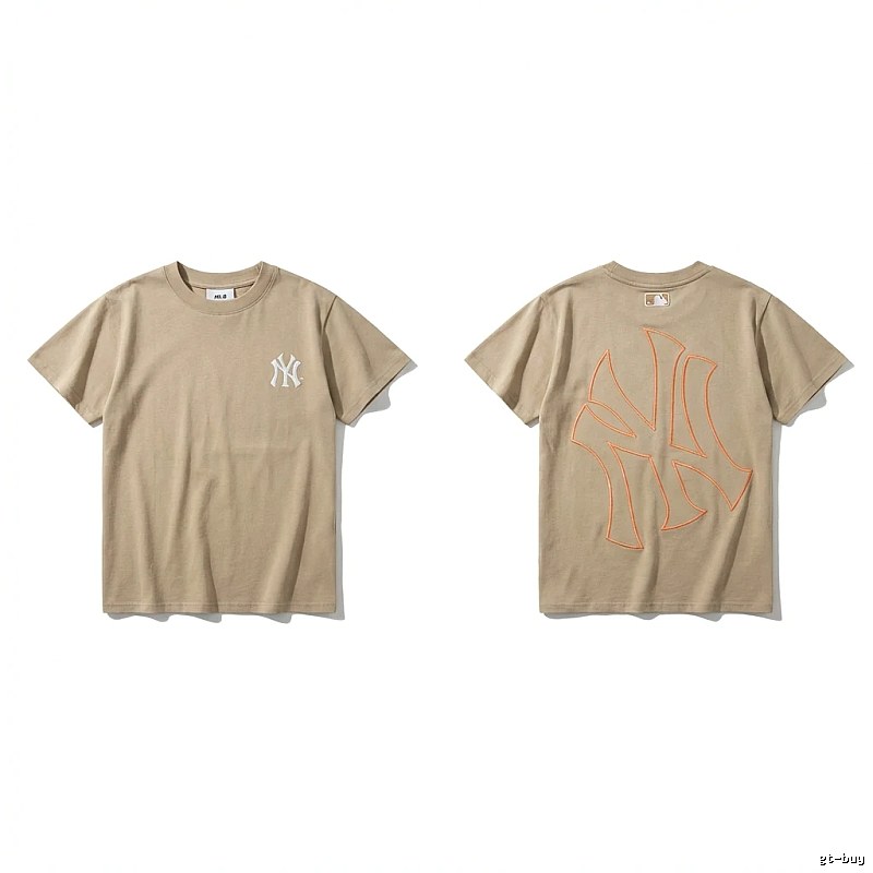 MLB retro style khaki T-shirt