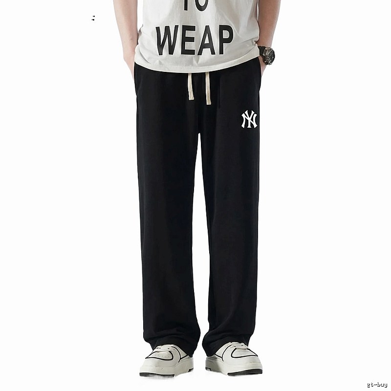 MLB trendy brand casual style black pants