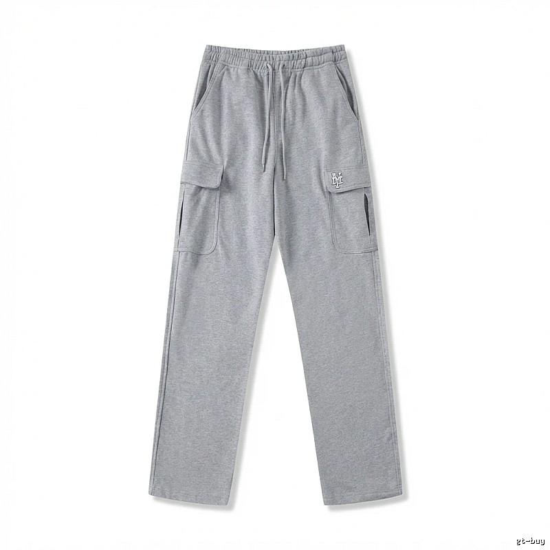 MLB utility-style grey long trousers