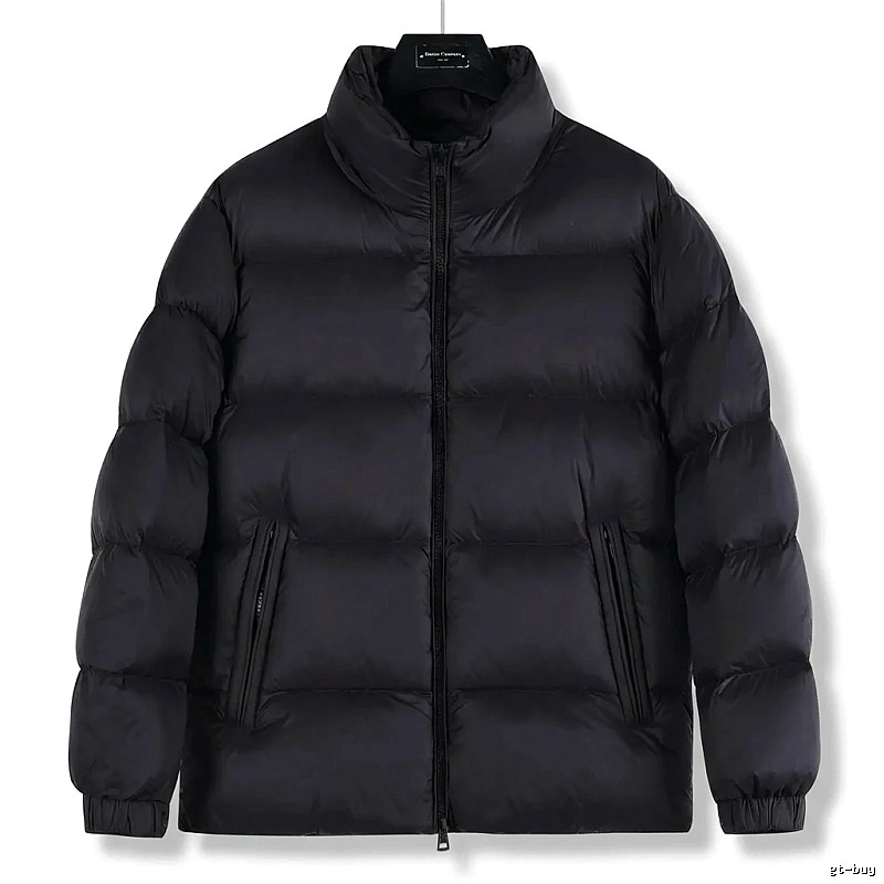 Moncler black casual down jacket
