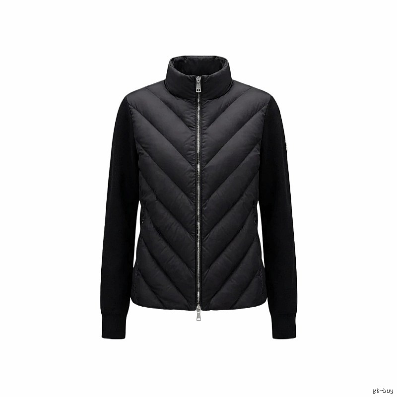 Moncler black casual style down jacket