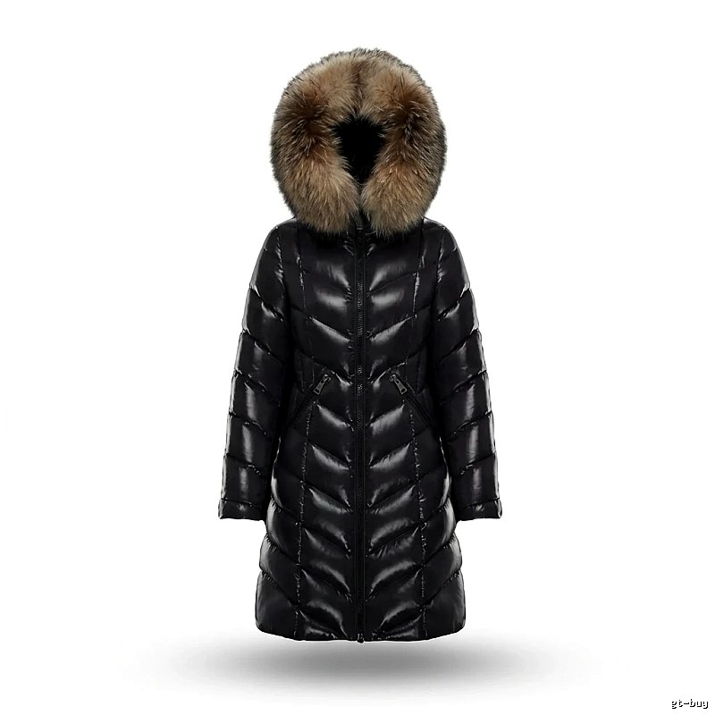 Moncler black luxury style down jacket