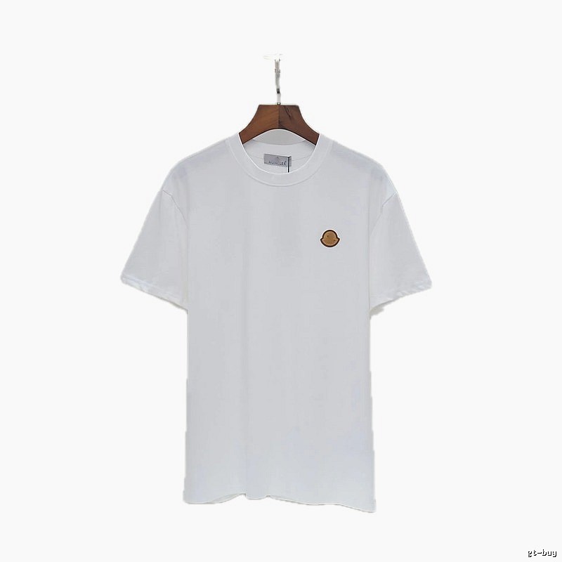 Moncler Classic Minimalist Style White Short-sleeve T-shirt