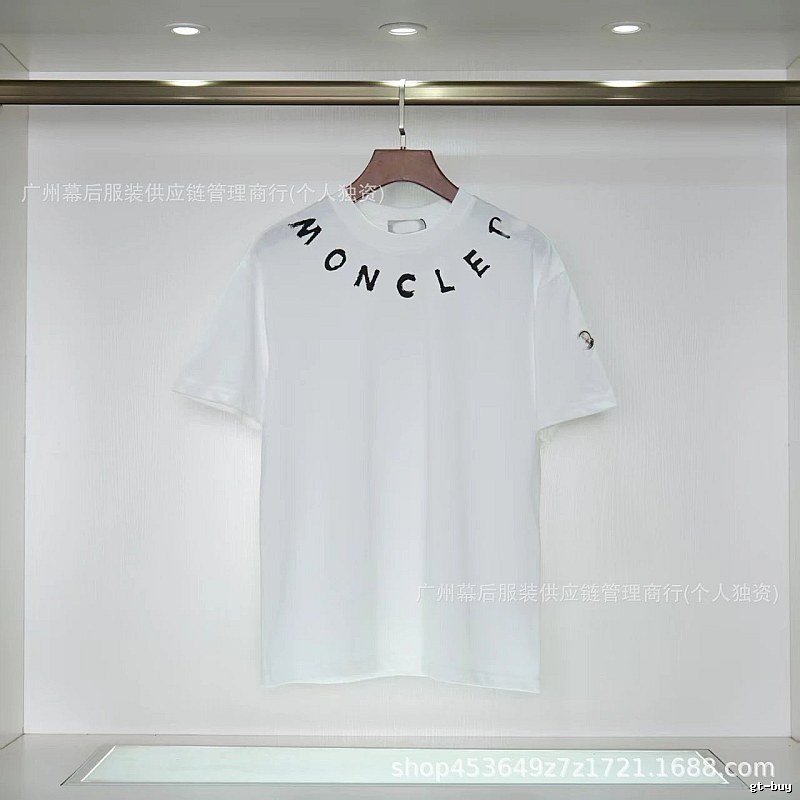 Moncler Graffiti Casual Style White Short-sleeve T-shirt