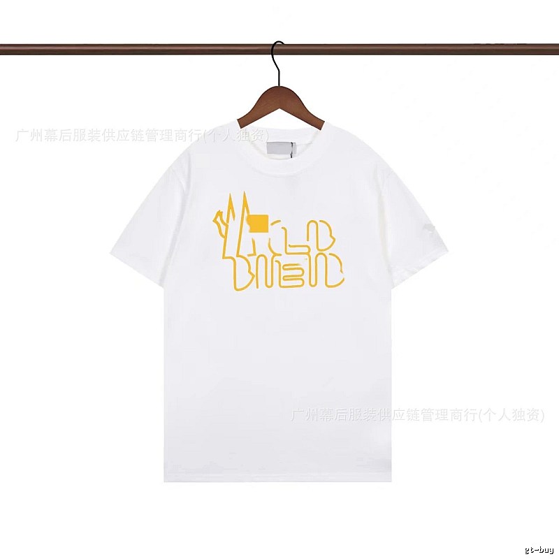 Moncler Line Sketch Print Casual Style White T-Shirt