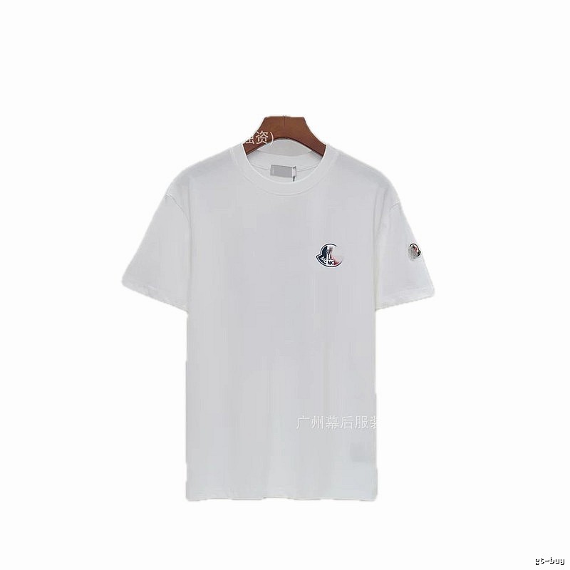 Moncler Logo Minimalist Style White Short-sleeved T-shirt