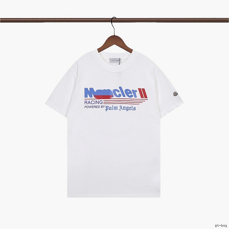 Moncler Racing Co-branded Street Style White T-Shirt