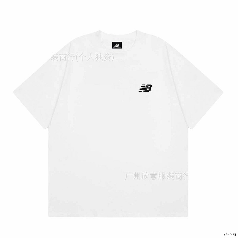 New Balance Classic Casual Style White Short-sleeve T-shirt
