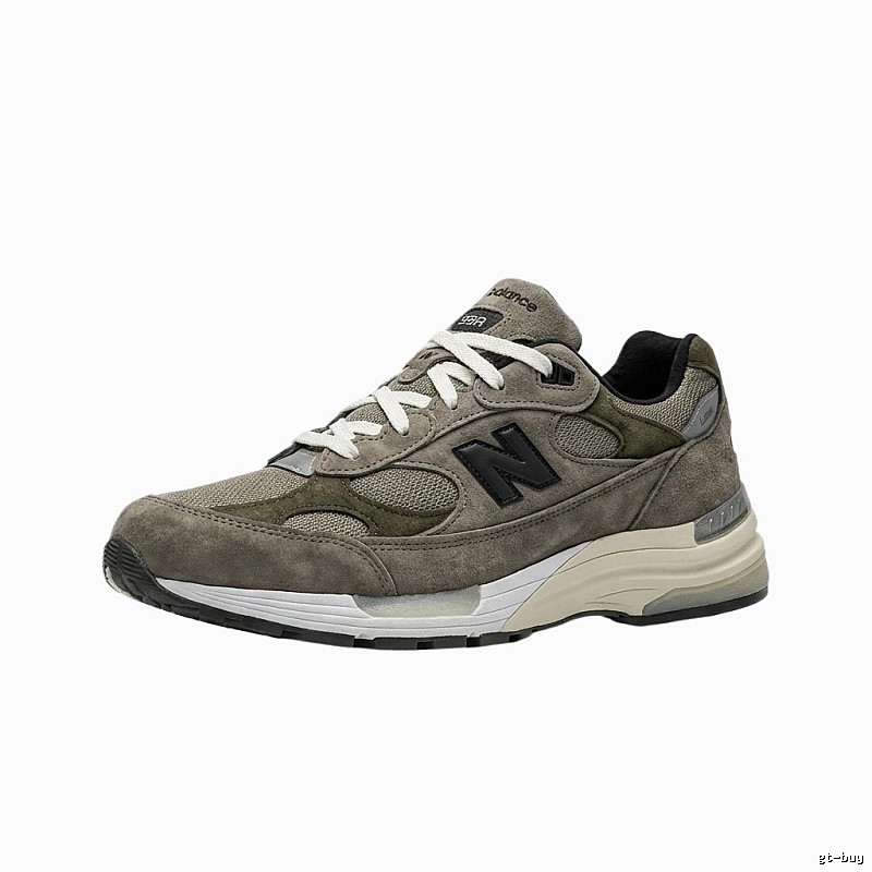 New Balance retro - style gray sports shoes