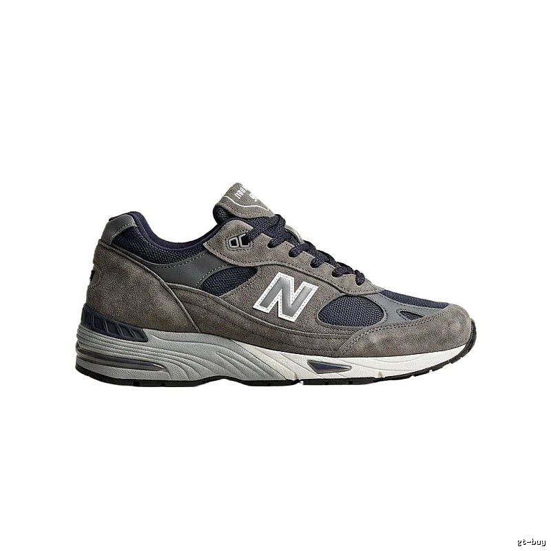 New Balance retro-style gray sports shoes