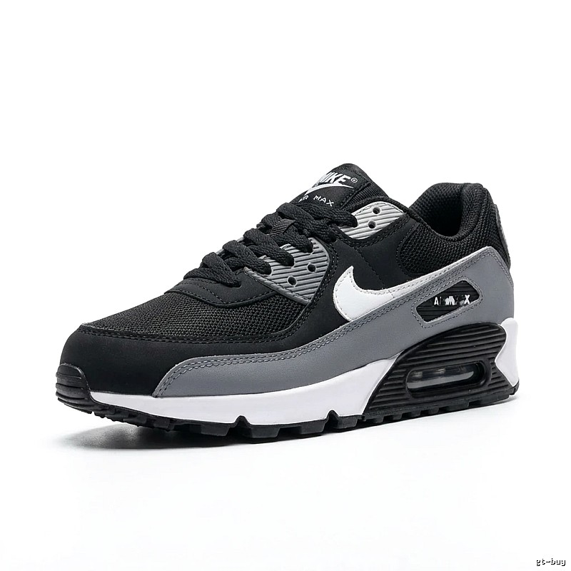 Nike Air Max 90 Black and Grey Athletic Shoes