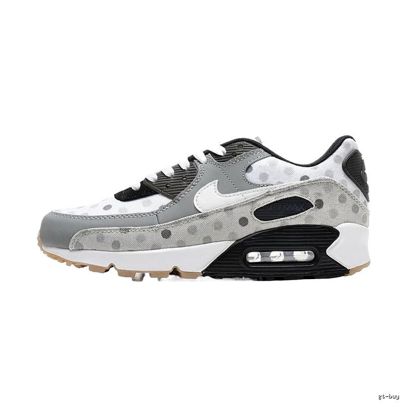 Nike Air Max 90 Polka Dot Style Grey Shoes