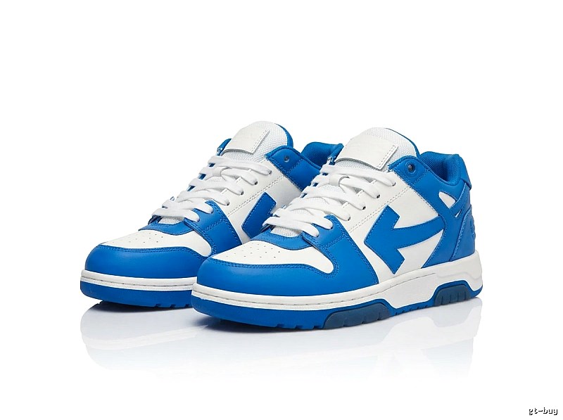 Off-White Blue and White High Street Style Board Shoes