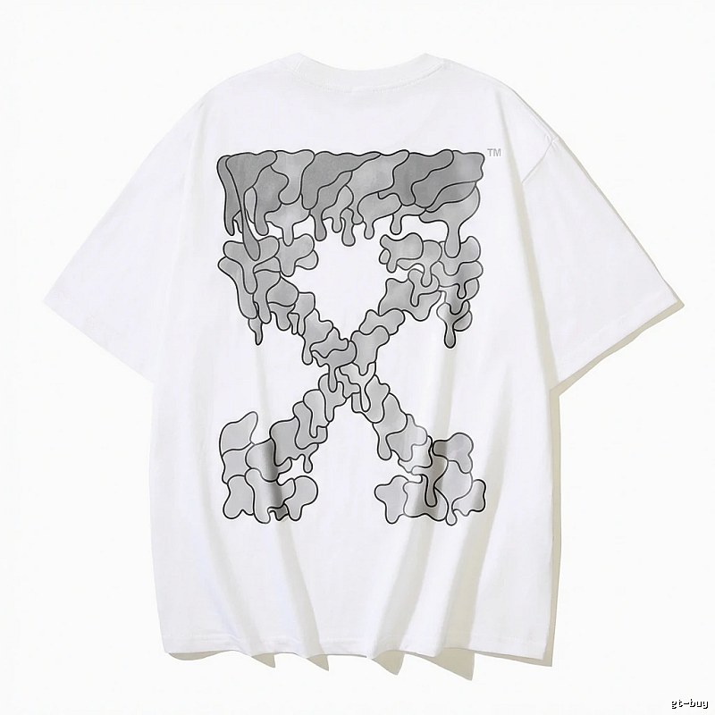 Off-White Gradient Style White T-shirt