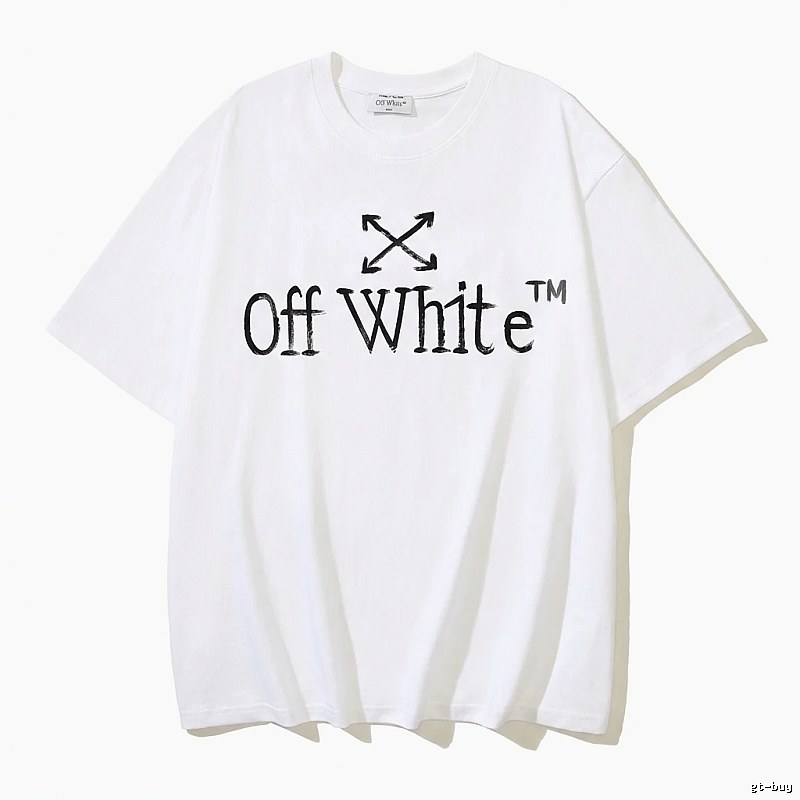 Off-White simple style white T-shirt