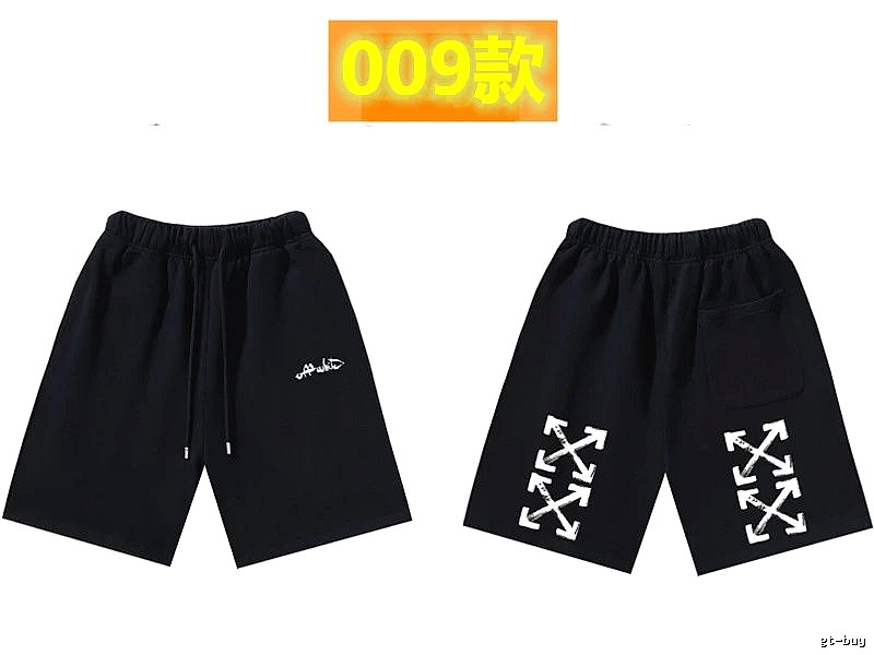 Off-White Style 009 Trendy Cool Black Shorts